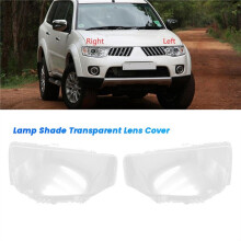 Car Front Headlight Lens Shell Lamp Shade for Pajero Sport 2013-2015 Transparent Headlamp Masks Dust Cover B