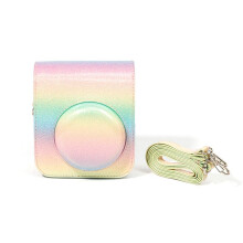 Custodia per Fotocamera con Tracolla Regolabile In Pelle PU Morbida Custodia Protettiva Borsa da Viaggio per Instax 12,A
