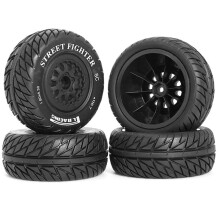 RC Tires Truck Felgen und Reifen für 1/10 RC Offroad Fahrzeuge