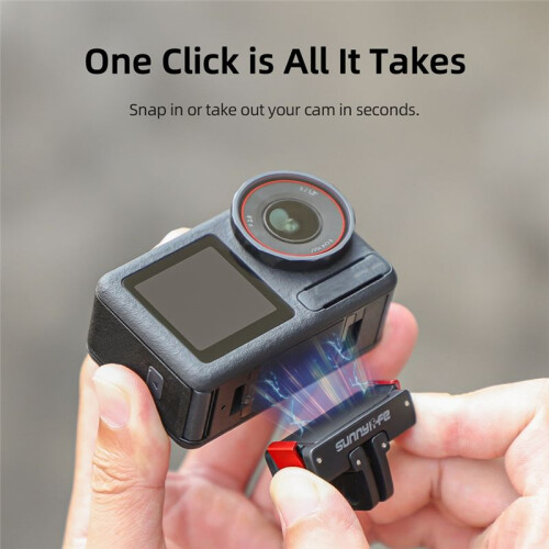 Quick Release Adapter Foldable Magnetic Two Claw Adapter Action Camera Accessories for  OSMO Action 5 PRO/4/3/2 1