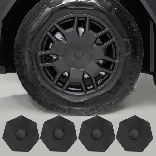 4 Stück Radkappen schwarz staubresistent Snap-On 2
