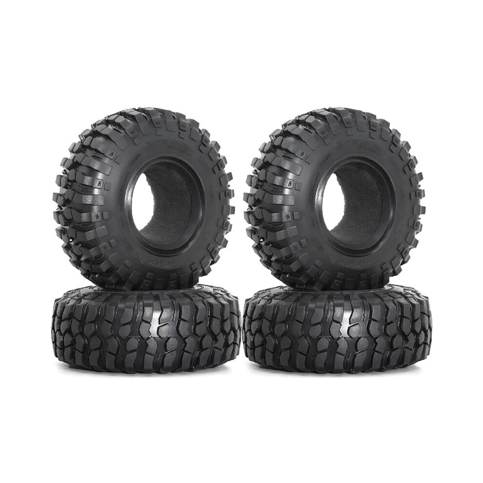 4Pcs 108Mm 1.9Inch Rubber Tire Wheel Tyre For 1/10 Rc Crawler Car Axial Scx10 Ii Iii 90046 Trx4 D90 Redcat 6033146226762