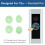 4pcs Replacement Button for RING Doorbell Pro Fix Your Broken Cracked Button Doorbell Accessories 3