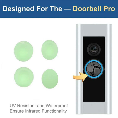 4pcs Replacement Button for RING Doorbell Pro Fix Your Broken Cracked Button Doorbell Accessories 2