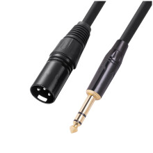 Cavo Audio Stereo per Microfono da Maschio un XLR Maschio da 6,35 Mm da 1/4 di Pollice - Cavo per Microfono Bilanciato da Maschio un XLR Maschio per
