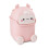 Trash Can with Lid, Cute Flip Desktop Trash Cans, Plastic Animal Shape Garbage Can () 1