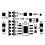 2PCS Differential Amplifier Board 18W Digital Class D/AB NS4110B Voltage 6-14V Audio Power Amplifier 6