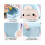 Trash Can with Lid, Cute Flip Desktop Trash Cans, Plastic Animal Shape Garbage Can () 7