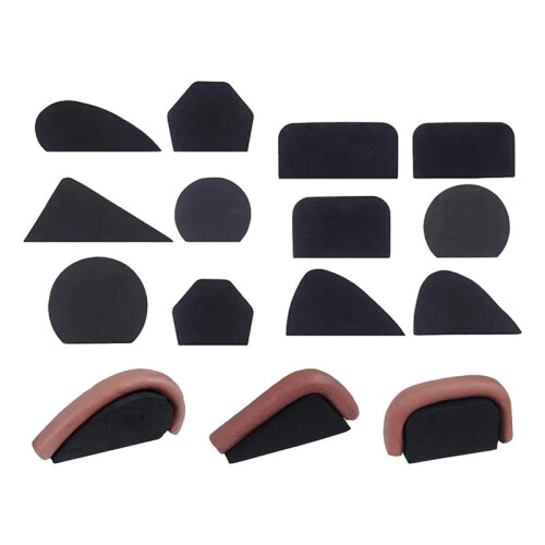 24 PCS Pottery Mug Handle Molds for Clay, Mug Handle Forms Clay Tool to Shape Pottery Mug Handle 1