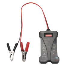MP0514A 12 V Digital Batterie Tester Voltmeter und Lade System Analyzer mit LCD Display und LED-Anzeige - SCHWARZ VERSION