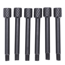 6 pezzi ottone chitarra elettrica tremolo ponte sella morsetto blocco stringa vite / stringa attraverso vite / non e' necessario inserire blocco nero