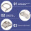 25 pcs D-Ring Picture Frame Hanging Hooks Double Hole Hangers With Screws Silver 3