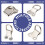 25 pcs D-Ring Picture Frame Hanging Hooks Double Hole Hangers With Screws Silver 7