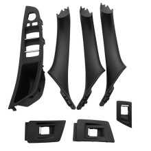Left Hand Drive For 5 Serie F10 F11 520 525 Car Interior Door Handle Inner Door Panel Pull Trim Cover(Black)