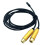 Dupla Rca FêMea para Tipo-C Usb C Sinal VíDeo Av Cabo de ÁUdio Conector Cabo Conector 3