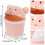 Cute Desktop Trash Desktop With Lid Small Paper Basket  Flip Plastic Trash Can 6