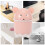 Cute Desktop Trash Desktop With Lid Small Paper Basket  Flip Plastic Trash Can 5