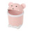 Cute Desktop Trash Desktop With Lid Small Paper Basket  Flip Plastic Trash Can 10