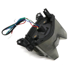 Moto Feu ArrièRe Clignotants de Frein Feux ArrièRes pour MT-09 FZ-09 FZ09 MT09 2017-2019 IntéGré LumièRe LED Accessoires Moto (FuméE)