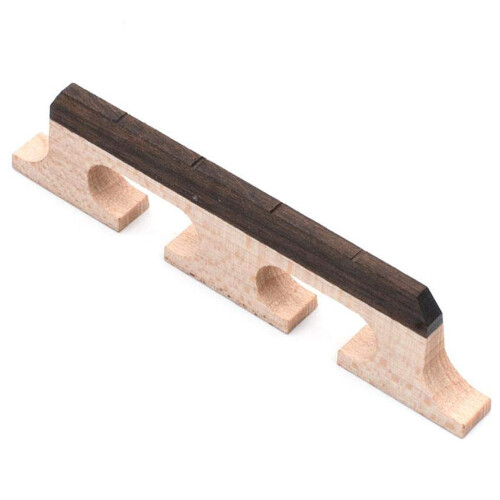 Maple Rose Wood 4 String Banjo Replacement Bridge String Instrument Parts 1