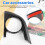 3PCS Steering Wheel Button Decorative Cover for  Camry 2018 2019 8Th Multimedia Accessories 7