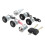6Pcs Front Rear Door Ignition Full Left Right Lock Set with 2 Keys for  Transit Mk5 1994-2000 1