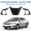 3PCS Steering Wheel Button Decorative Cover for  Camry 2018 2019 8Th Multimedia Accessories 6