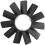 Engine Radiator Cooling Fan Blade for  Z3 E32 E34 E36 E39 E46 E53 11521712058 1