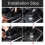 Car Replacement Part for  Giulia Stelvio 2017-2019 Center Console Gear Shift Panel Cover Trim Accessories 7