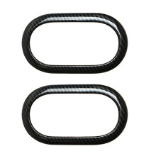 Car Carbon Fiber Interior Door Handle Frame Decorative for   453 Fortwo Forfour 2015-2020 Accessories