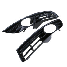 Car 1 Pair Front Bumper Side Lower Fog Light Cover Grilles for  B6 2006-2009