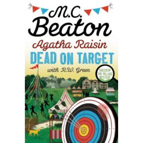 Agatha Raisin Dead on Target by M.C. Beaton Paperback Book