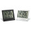2 Pcs Digital Travel Alarm Clock Foldable LCD Clock with Calendar Temperature Snooze Mode Portable Display Desk Clock 2