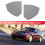 1 Pair Car Side Door Front Upper Cover Auto Interior Trim Shell for - E-Class W211 2003-2009 2117270148 3
