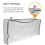Foldable Under Bed Bags Large Under Bed Storage Boxes Thick Breathable Underbed Clothes Storage Bags Zippered Organizer 5