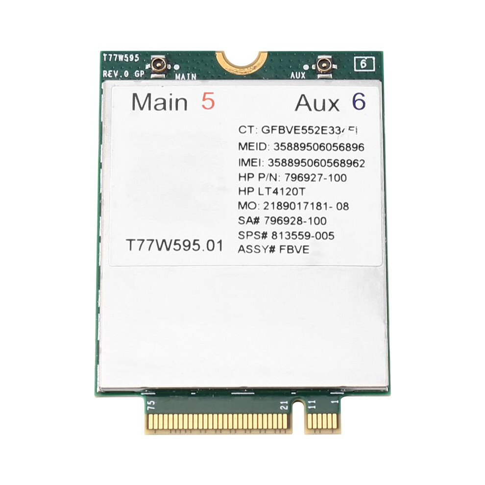 T77w595 4G Lte Card Module Lt4120 796928-001 Mdm9625 For Probook/Elitebook 820 840 850 G2 G3 4G Module Network Card 6034002932155