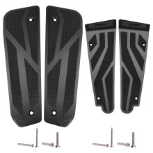 Moto Modificato Parte Tappetini Poggiapiedi Pedana Pedale Compatibile per KYMCO Racing X 150 RKS150 Nero