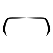 Car Front Bumper Spoiler Splitter Cover Fog Light Trims Canard for BRZ 2021-2024 Glossy Black