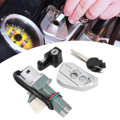 Motorcycle Ignition Lock Cylinder Kit Assembly for Hawk 250 Dirt Bikes Pit Bikes 250cc Accessories 1