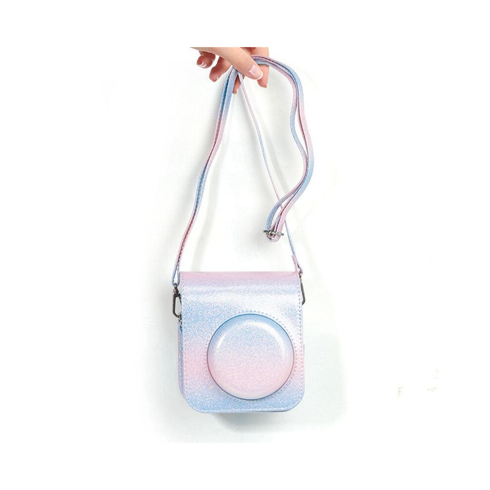 Camera Case With Adjustable Shoulder Strap Pu Leather Soft Protective Case Trave Bag For Instax 12,C 4711854091088