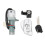 Motorcycle Ignition Lock Cylinder Kit Assembly for Hawk 250 Dirt Bikes Pit Bikes 250cc Accessories 4