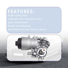 Motorölfilter-Basisbaugruppe, Modifizierte Ölfiltergehäusebaugruppe Aus Aluminium 059115389P 059115389K für