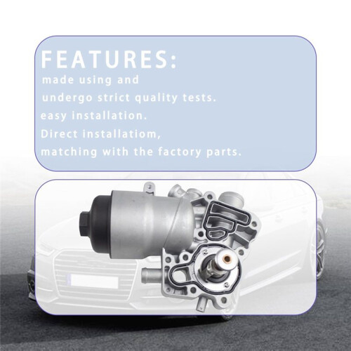 Motorölfilter-Basisbaugruppe, Modifizierte Ölfiltergehäusebaugruppe Aus Aluminium 059115389P 059115389K für