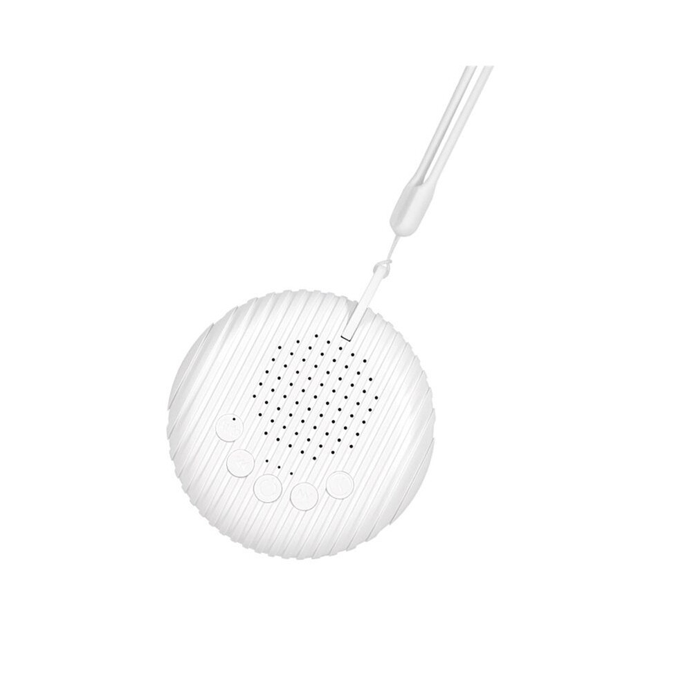 White Noise Machine, Rechargeable Portable Sleep Sound Machine With Timer For Home, Office, Dormitory