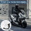 Accessori Moto Paramani per  ADV 150 ADV150 ADV 160 Prolunghe Paramani Maniglia Parabrezza Trasparente 3