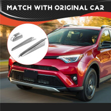 Car Silver Rear Windshield Wiper Cover for  RAV4 XA50 RAV4 Hybrid Models 2019-2023