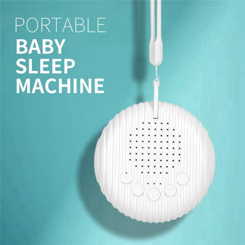 White Noise Machine, Rechargeable Portable Sleep Sound Machine with Timer for Home, Office, Dormitory 1