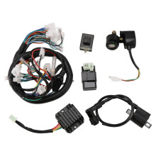 Motorcycle Electrical Wiring Harness Wire Cable for Jiling CG125 ZJ125 CDI Regulator Ignition Coil