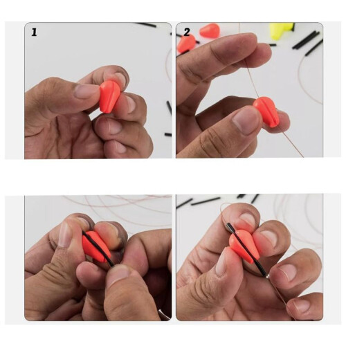 30Pcs Tear Drop Foam Float Fly Fishing Strike Indicators Accessory 2