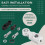 Motorcycle Handlebar Riser Mounting Clamp Handlebar Height and Rear Shift Adapter Parts for  800MT Silver 7